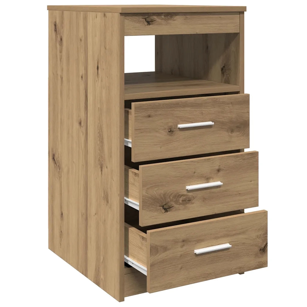 Cassettiera Rovere Artigianale 40x50x76 cm in Truciolato 856005