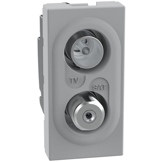 Presa TV-SAT Bticino MatixGO diretta 1 modulo grigia JG4214D