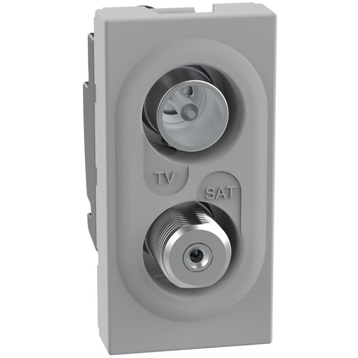 Presa TV-SAT Bticino MatixGO diretta 1 modulo grigia JG4214D