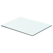 2 pz Mensole | Ripiano | Scaffale in Vetro Trasparente 40x25 cm
