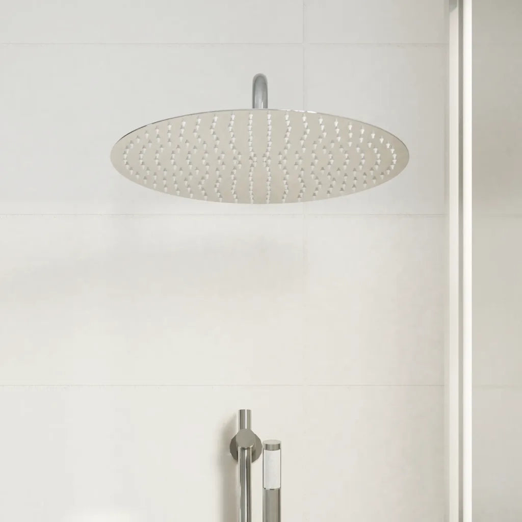 Testa Doccia a Pioggia in Acciaio Inox 304 40 cm Rotonda 4103895