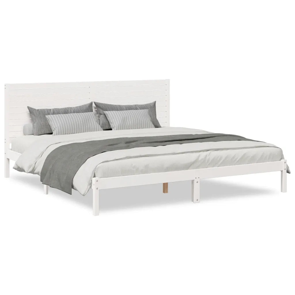 Giroletto Extra Lungo senza Materasso Bianco 180x220cm Massello 3309318