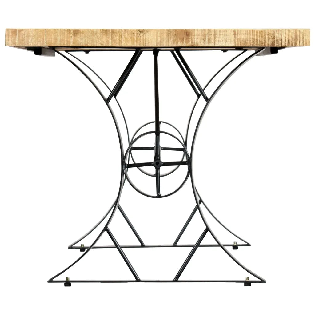 Tavolo da Pranzo 180x90x76 cm in Legno Massello di Mango  cod mxl 7618