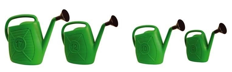 Innaffiatoio Annaffiatoio plastica 6 litri verde c manico annaffiatoio giardino con manico