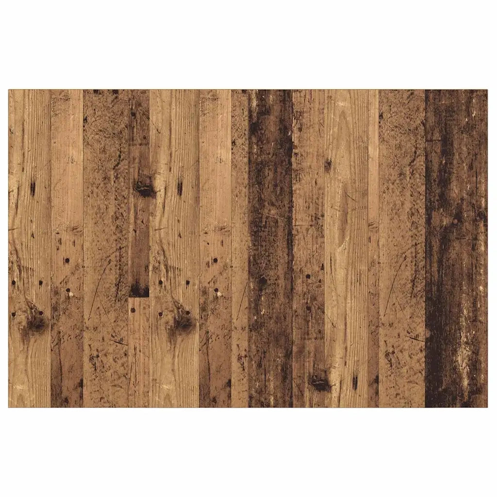 Testiera | Testata con Comodino 3 pcs Legno vecchio Legno multistrato
