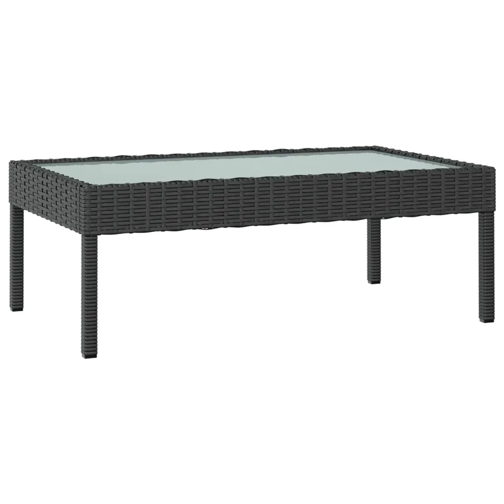 Set Divani da Giardino 8 pz con Cuscini in Polyrattan Nero cod mxl 39195