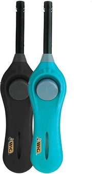 Lanterna elettrica in plastica da 20 cm - Mega Light Gasaansteker - varie colori - 5 pezzi