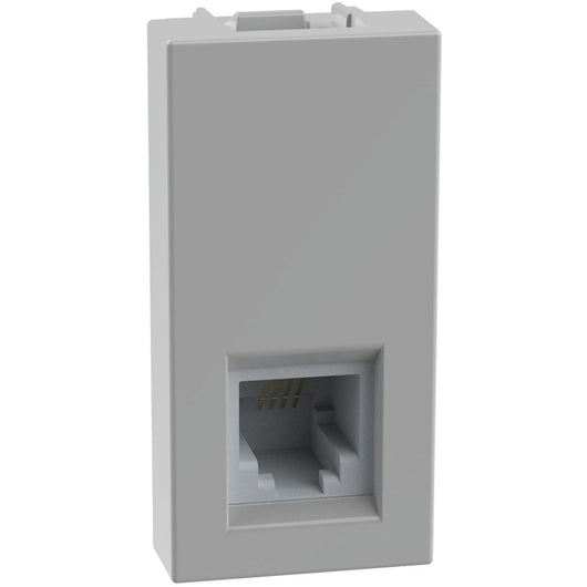 Presa telefonica RJ11 Bticino MatixGO tipo K10 1 modulo grigia JG4258RJ11