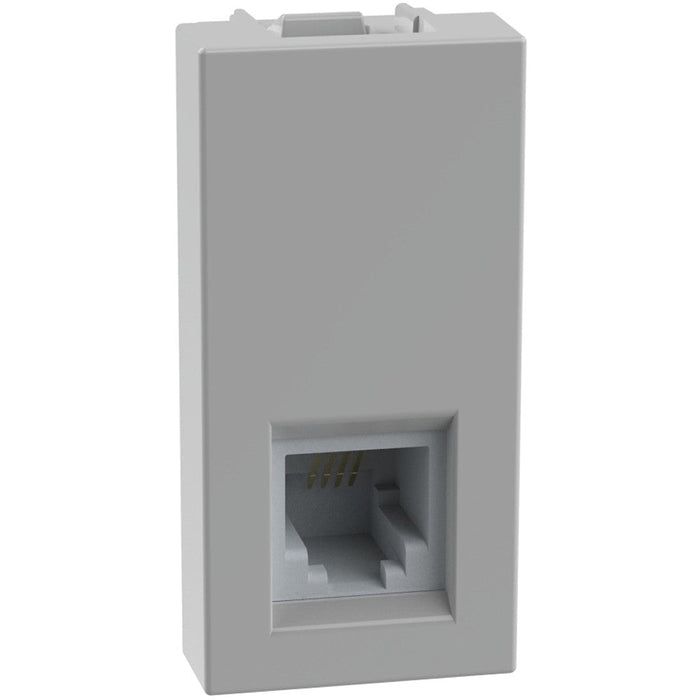 Presa telefonica RJ11 Bticino MatixGO tipo K10 1 modulo grigia JG4258RJ11