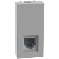 Presa telefonica RJ11 Bticino MatixGO tipo K10 1 modulo grigia JG4258RJ11