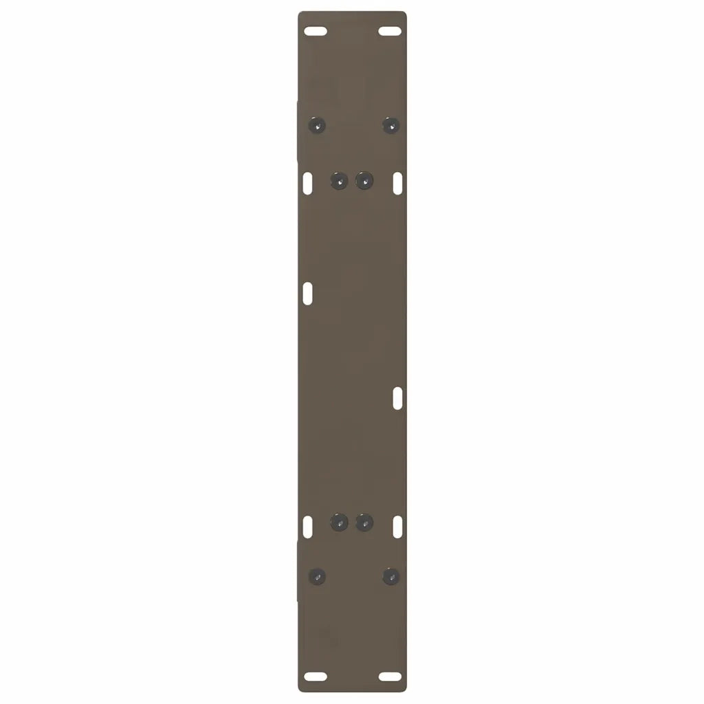 Gambe per tavolo da pranzo a forma di A 2 pz 80x(72-73) cm in acciaio
