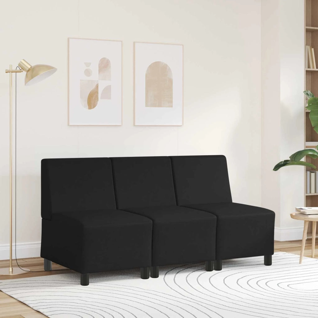 | Unità di Divano Modulare Senza Braccioli | Nero 55 x 74 x 82 cm 4108494