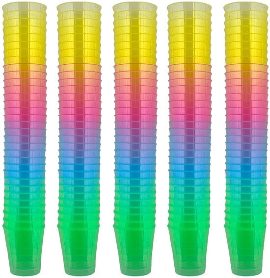 Vetrini da cocktail in plastica - 160 pezzi - 29 ml - Resistenti all'urto - Ideali per feste e matrimoni