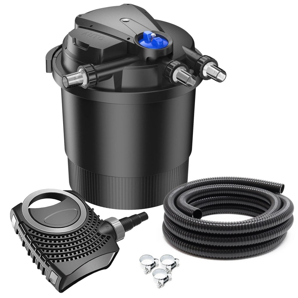 Set filtrante per laghetto CPA-20000 fino a 40000l UVC 36W Pompa NEO12000 Tubo
