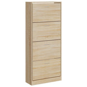 Scarpiera | Mobile per scarpe Rovere Sonoma 63x24x147 cm in Legno Multistrato