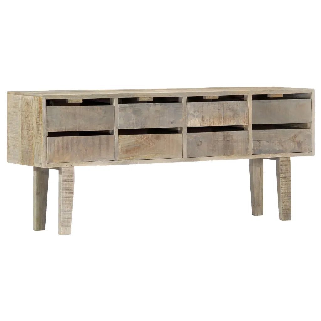 Credenza | Madia | Buffet da pranzo | Armadio da pranzo 140x30x60 cm in Legno Massello di Mango