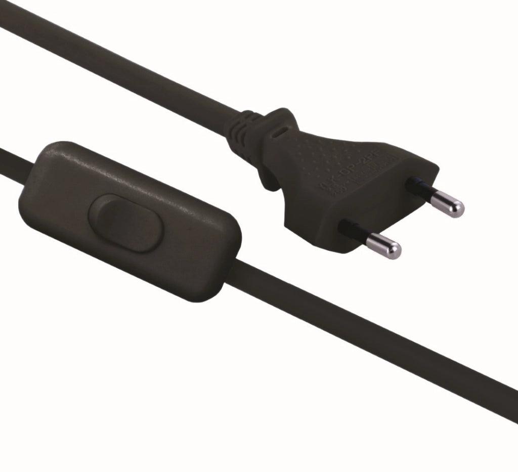 Prolunga Con Interruttore Mt 1,5 Nera Set 5 Pezzi - Electraline