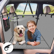 Pannelli di protezione per auto con fondo rigido e anti-slip, adatti per la zona posteriore di berline e SUV - Pieghevoli e impermeabili (Grigio)