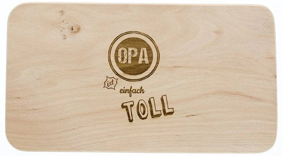 Piastra di taglio in legno di abete con laser, Opa è davvero fantastico, Opa, piastra di taglio in legno, idea regalo per Opa