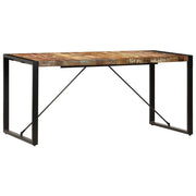 Tavolo da Pranzo 160x80x75 cm in Legno Massello di Recupero 247418