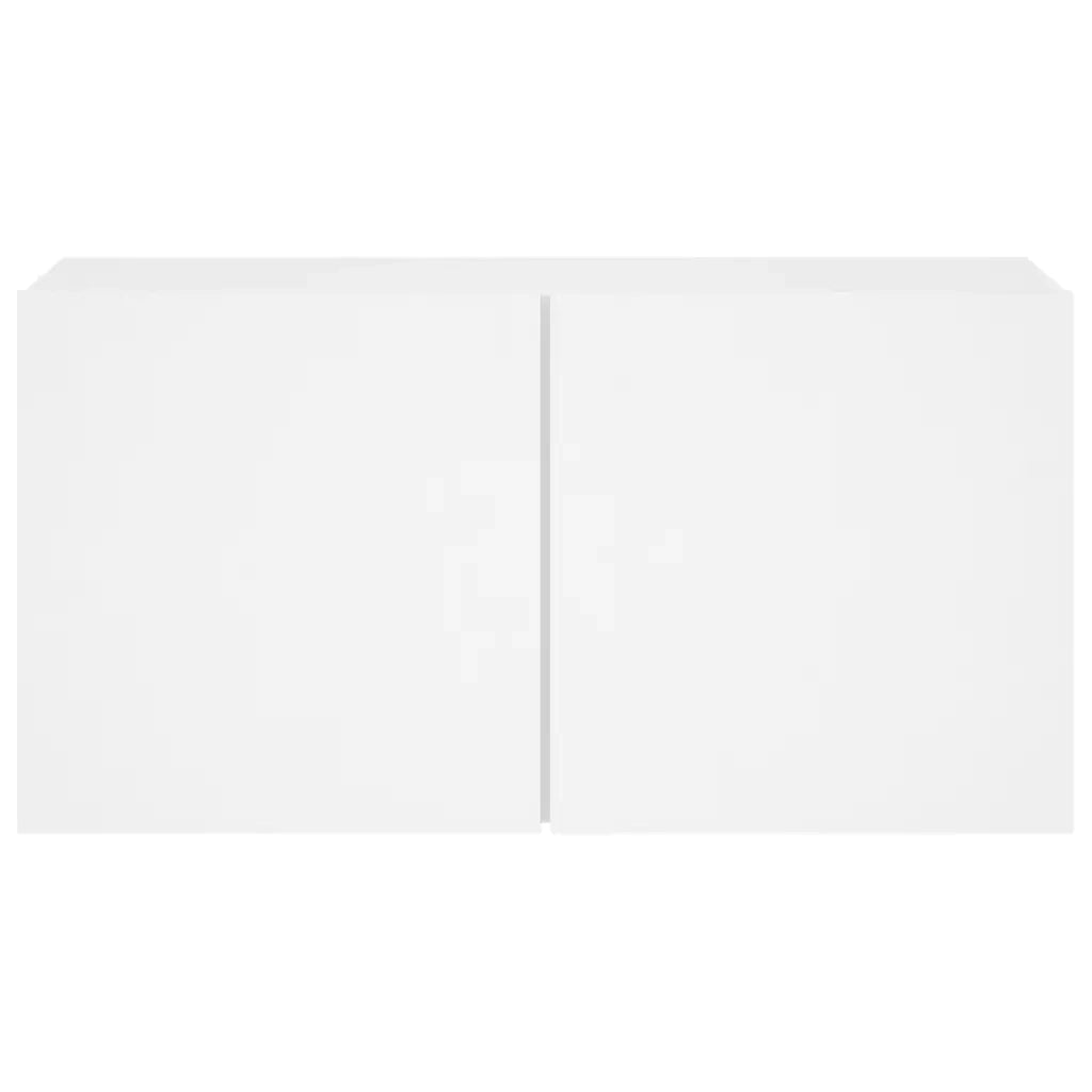 Mobile TV a Parete Bianco 80x30x41 cm