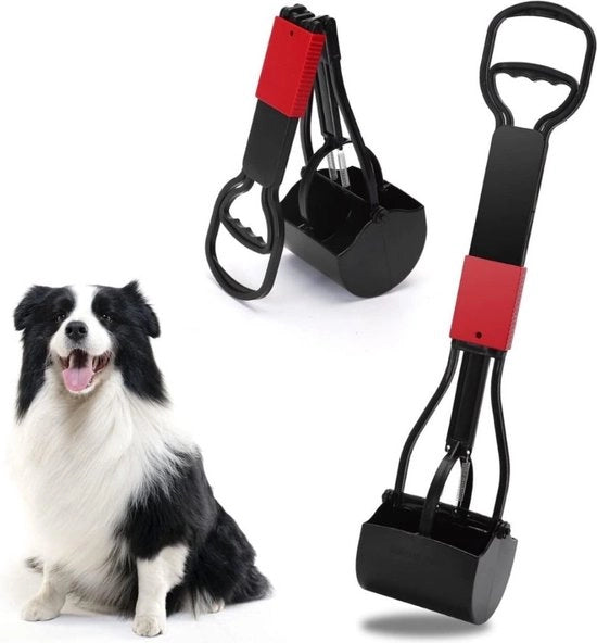 Scopatore di Cibo per Cani – Raccoglitore di Cibo per Cani Senza Sfondamento – Scopatore di Cibo per Cani 66 cm – Raccoglitore di Cibo per Cani per Cani – Scopatore di Cibo per Cani – Raccoglitore di Cibo per Cani con Lame Lunghe - Nero