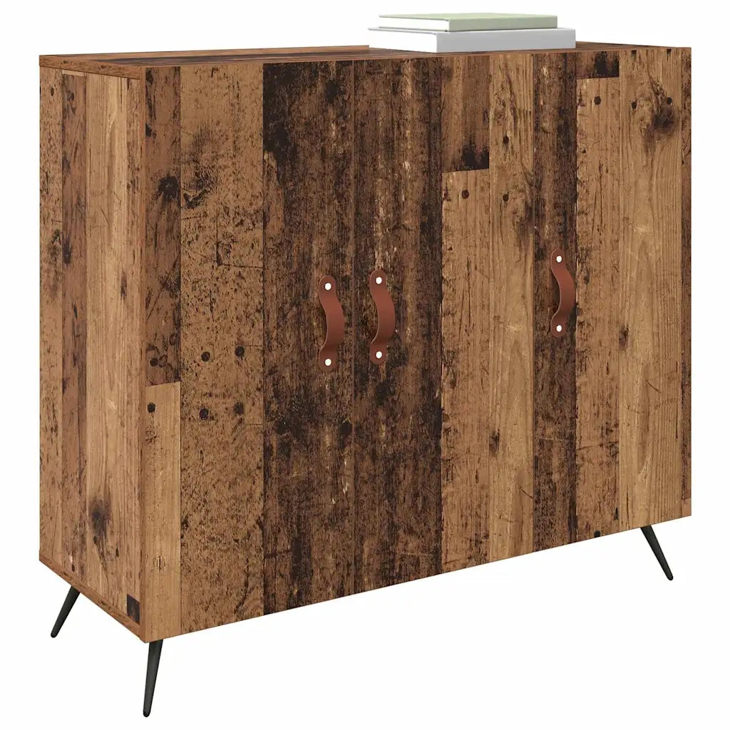 Credenza-Buffet-Armadio da cucina Legno vecchio 89,5 x 34 x 80 cm Legno multistrato