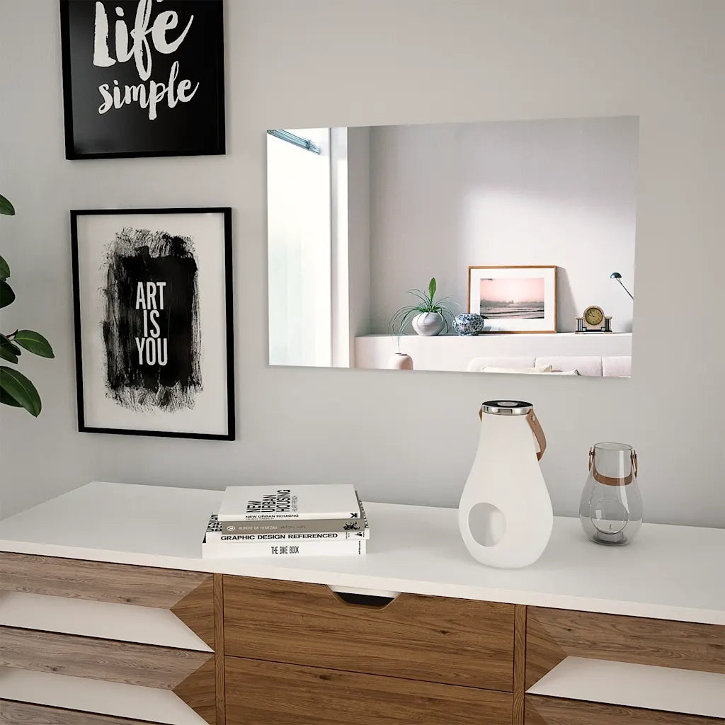 Specchio da Parete | Specchio decorativo Rettangolare 60x40cm in Vetro