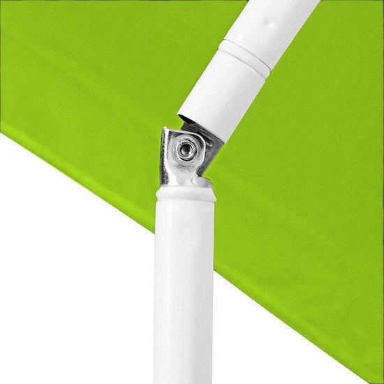 Parasole per spiaggia - Schermo per spiaggia ombrellone per giardino schermo pieghevole in poliestere giallo limone Ø 180 cm protezione UV
