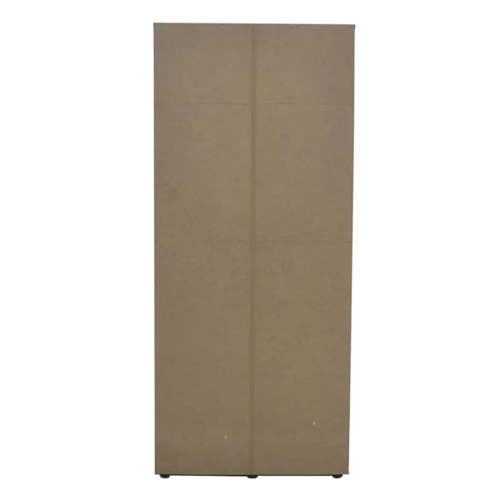 Armadio a 3 ante con specchio TOM - Dimensioni: H185 x L120 x P52 cm - Colore bianco - Stile design