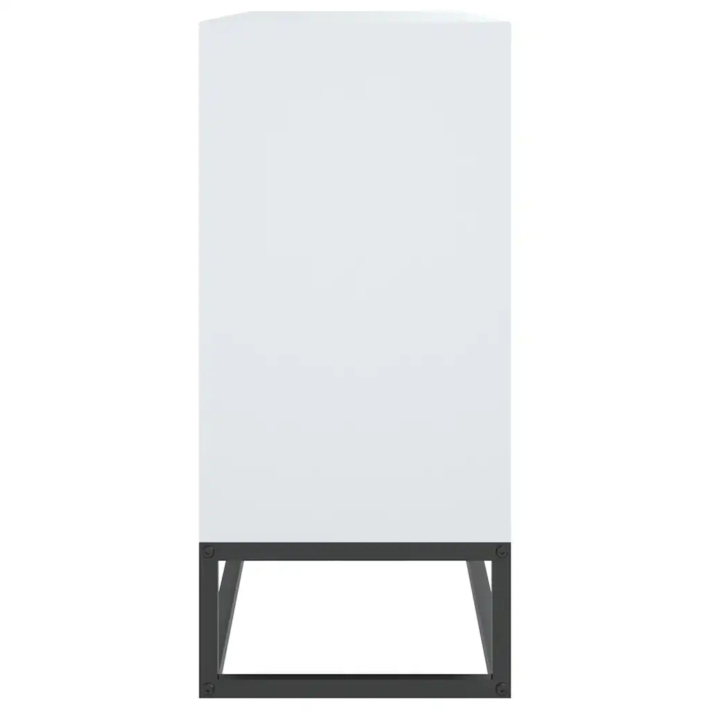 Credenza-Buffet-Armadio da cucina Bianca 105x30x65 cm in Legno Multistrato 466166