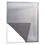 ZANZARIERA IN POLIESTERE ADESIVA PER FINESTRE 'ECCO' cm 120 x 160 col. grigio  - IRS