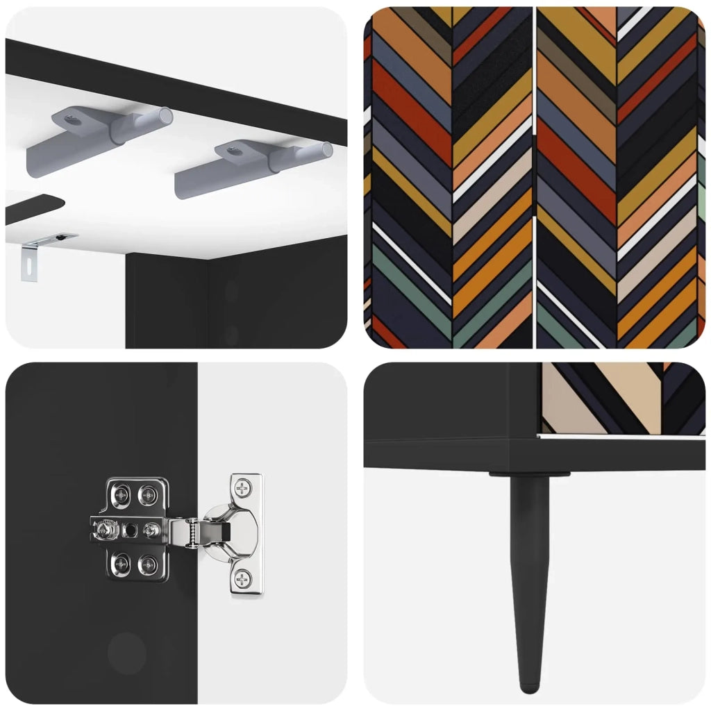 Mobile da Bagno OMMEN Rovere Nero 60 x 40 x 61 cm 8007419