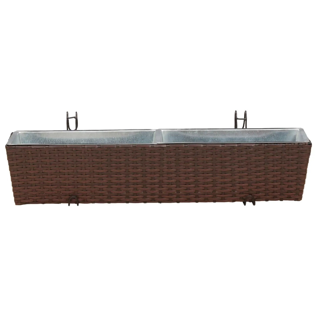 Ringhiera 2 pz 80 x 17 x 17 cm Metallo CFW8683822