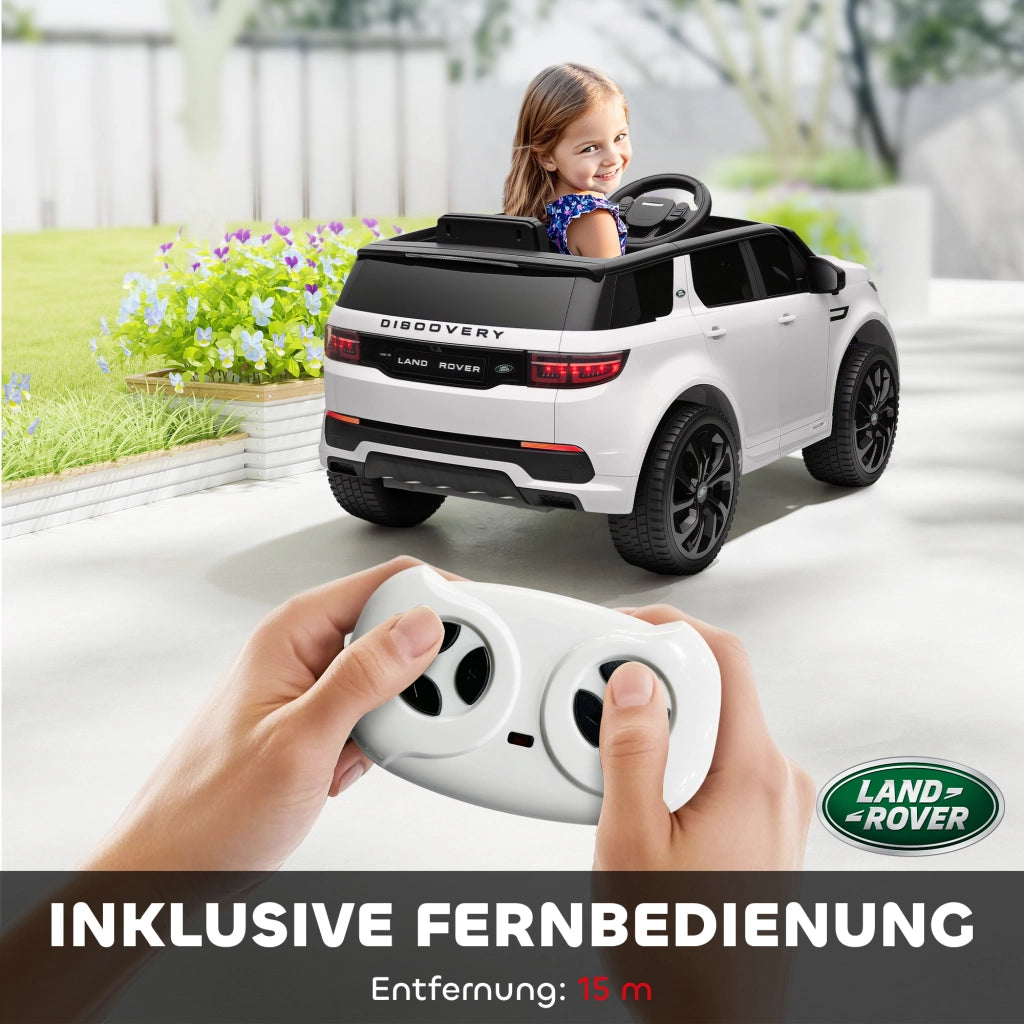 Auto elettrica per bambini 12V con telecomando ¨C Xylo ¨C LED, musica, 3-6 anni, bianco
