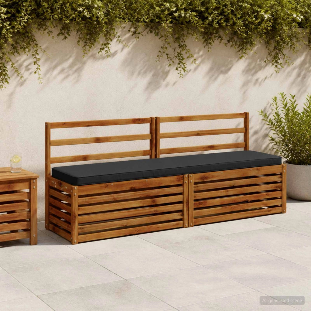 Cuscini per Panchina a 2 Pezzi VUGHT 2 pz 100% Poliestere 951529