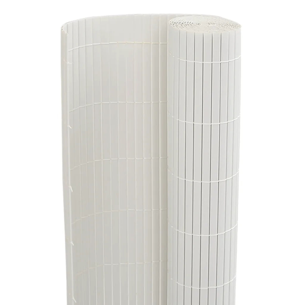 Recinzione da Giardino Bifacciale Bianca 1,8x3 m in PVC 42002618