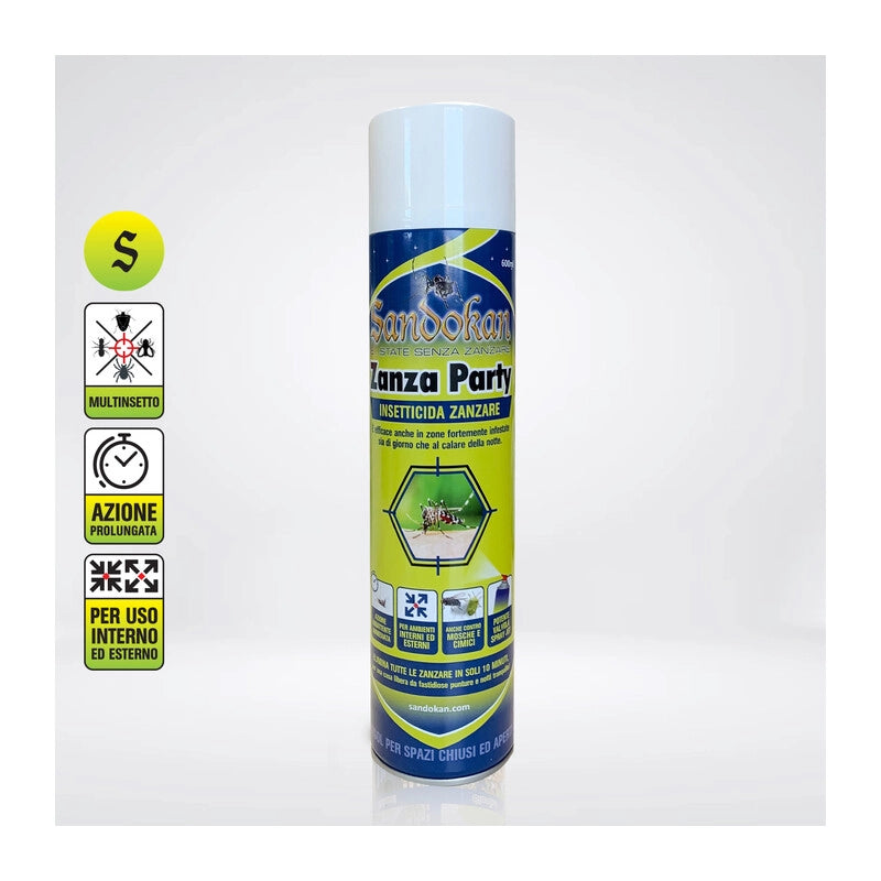 INSETTICIDA ZANZA PARTY 600ML- 1,0 pz