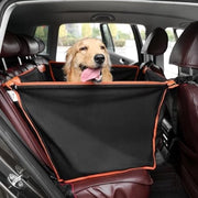 Sedile per cani, telaio in acciaio rinforzato, impermeabile e resistente alla sporcizia, adatto per cani grandi, medi e piccoli - Arancione e Nero