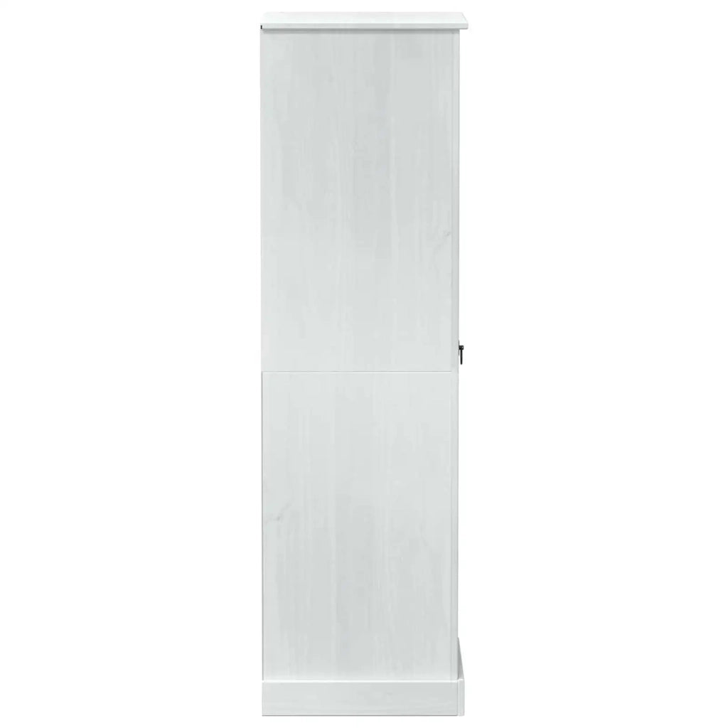 Armadi con cassetto Bianco 55 x 50 x 170 cm Pino massello 42024934