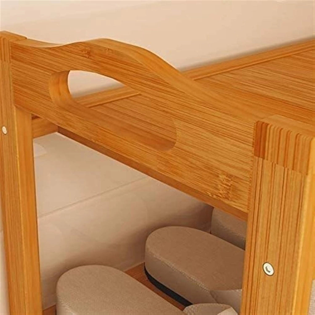 scarpiera Scarpiera per la casa Scarpiera Scarpiera Panca portaoggetti in Legno 3 6 Piani per Corridoio Organizzatore Sedile WC Scaffale in Legno Scaffale Multifunzionale Scatola per Scarpe (col
