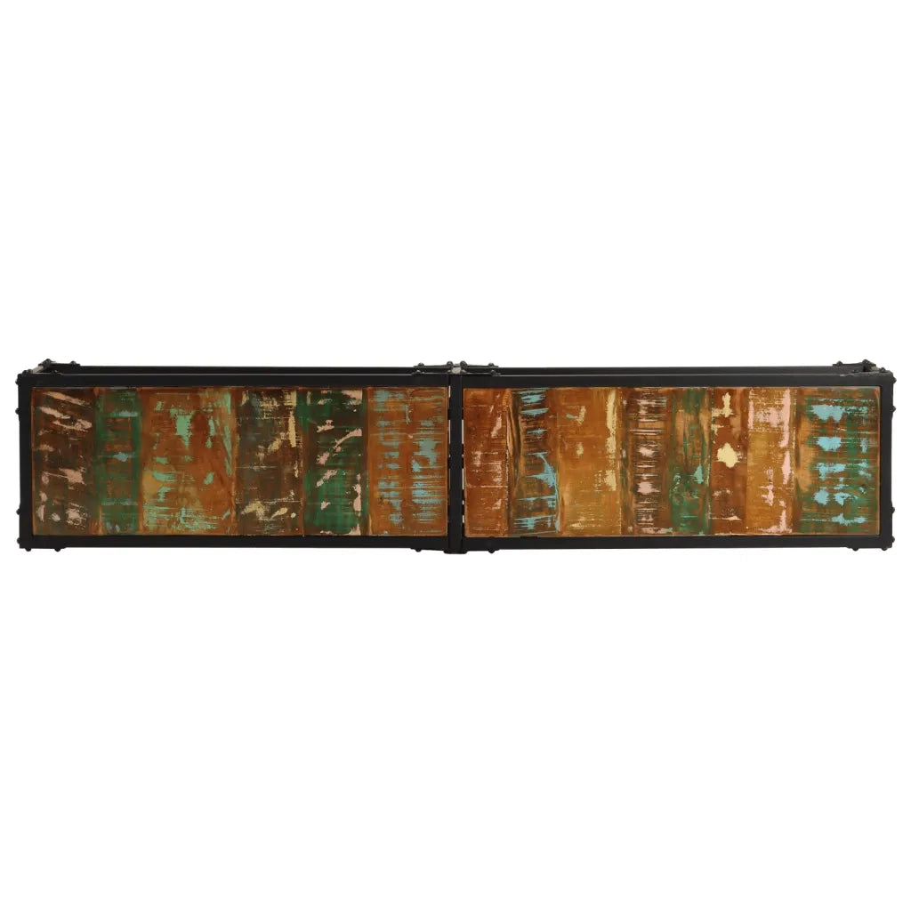 Mobile Porta TV 150x30x41 cm in Legno Massello di Recupero