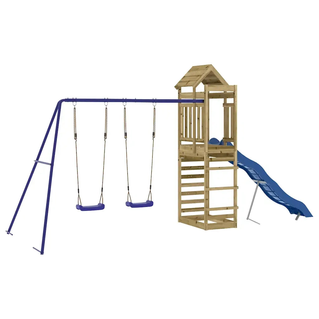 Set da Gioco da Esterno in Legno di Pino Impregnato 3156978