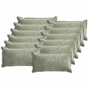 Federa 12 pcs HOUTEN Verde 40 x 80 cm Tessuto Chenille 918237