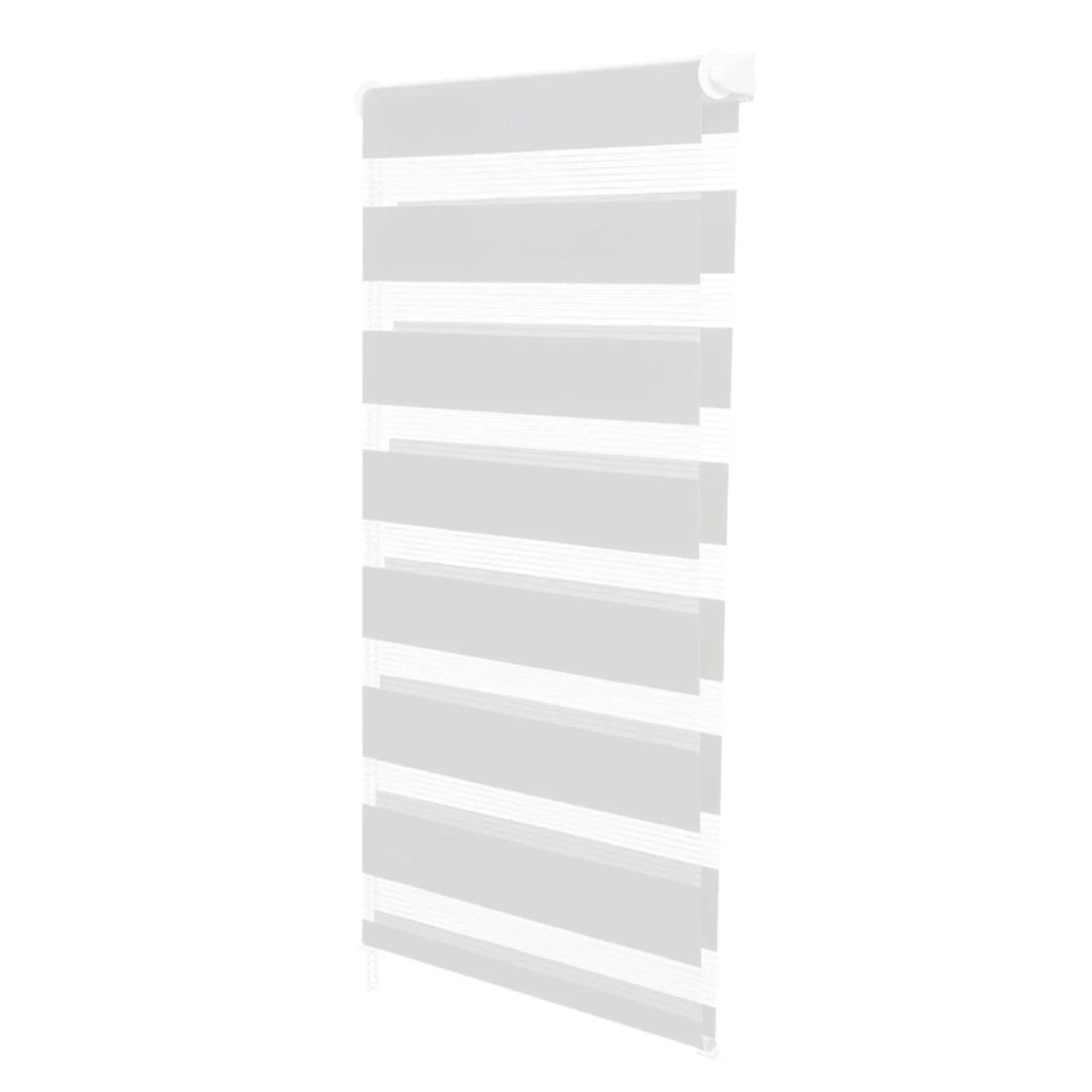 IDMarket - Tenda a rullo zebrata giorno-notte 60 x 170 cm bianca