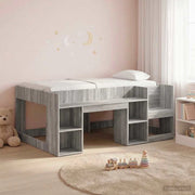 Struttura per Letto per Bambini con Ripostiglio Sonoma grigio 3422624