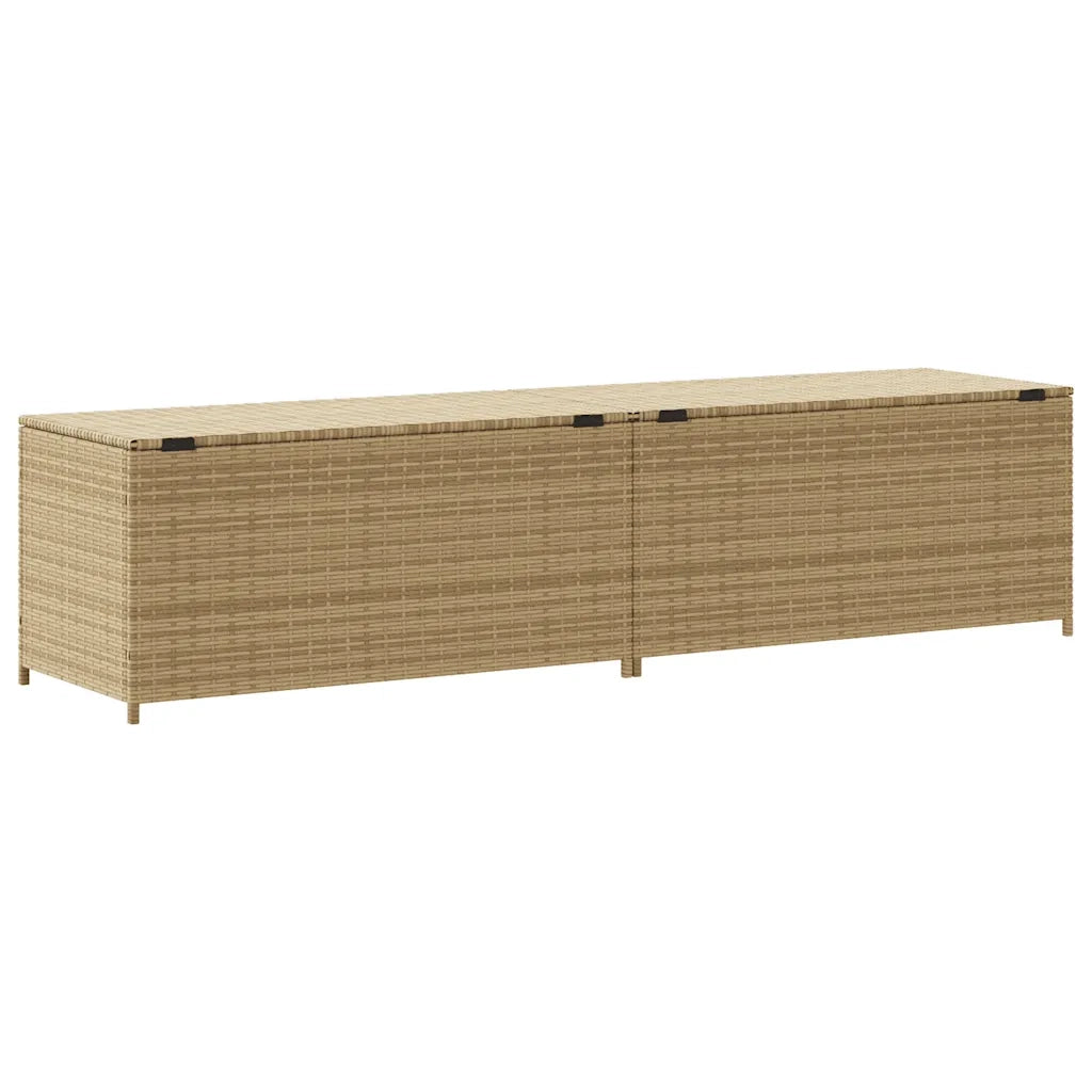 Contenitore da Giardino Beige Misto 469L in Polyrattan CFW3591407