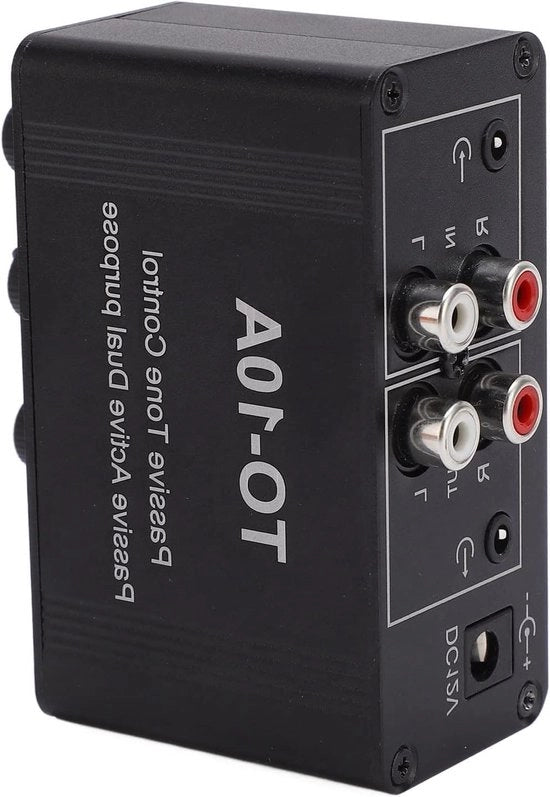 Amplificatore Stereo Audio Treble Bass 3,5Mm Circuito Ne5532 Piccolo Logaritmico Con Uscita Per Casco