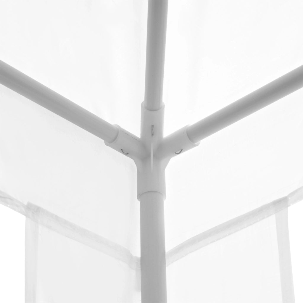 Tonnelle 2,7x2,7 m ¨C zephmum ¨C Metallo, Tessuto PE, Bianco