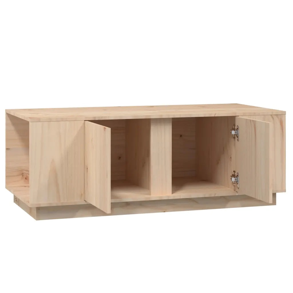Tavolino da Salotto 110x50x40 cm in Legno Massello di Pino 814429